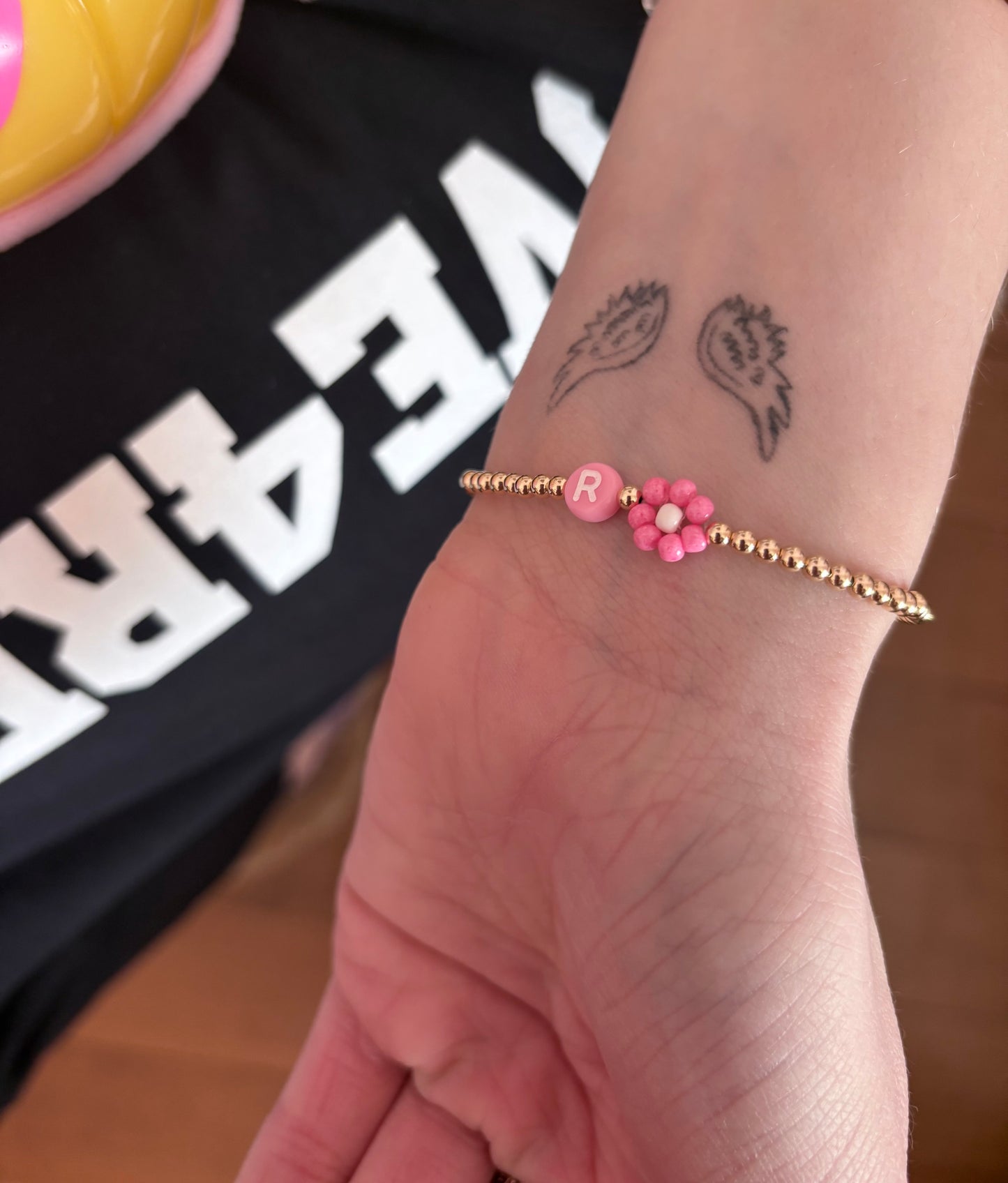 Reesie Bracelet | R + Flower