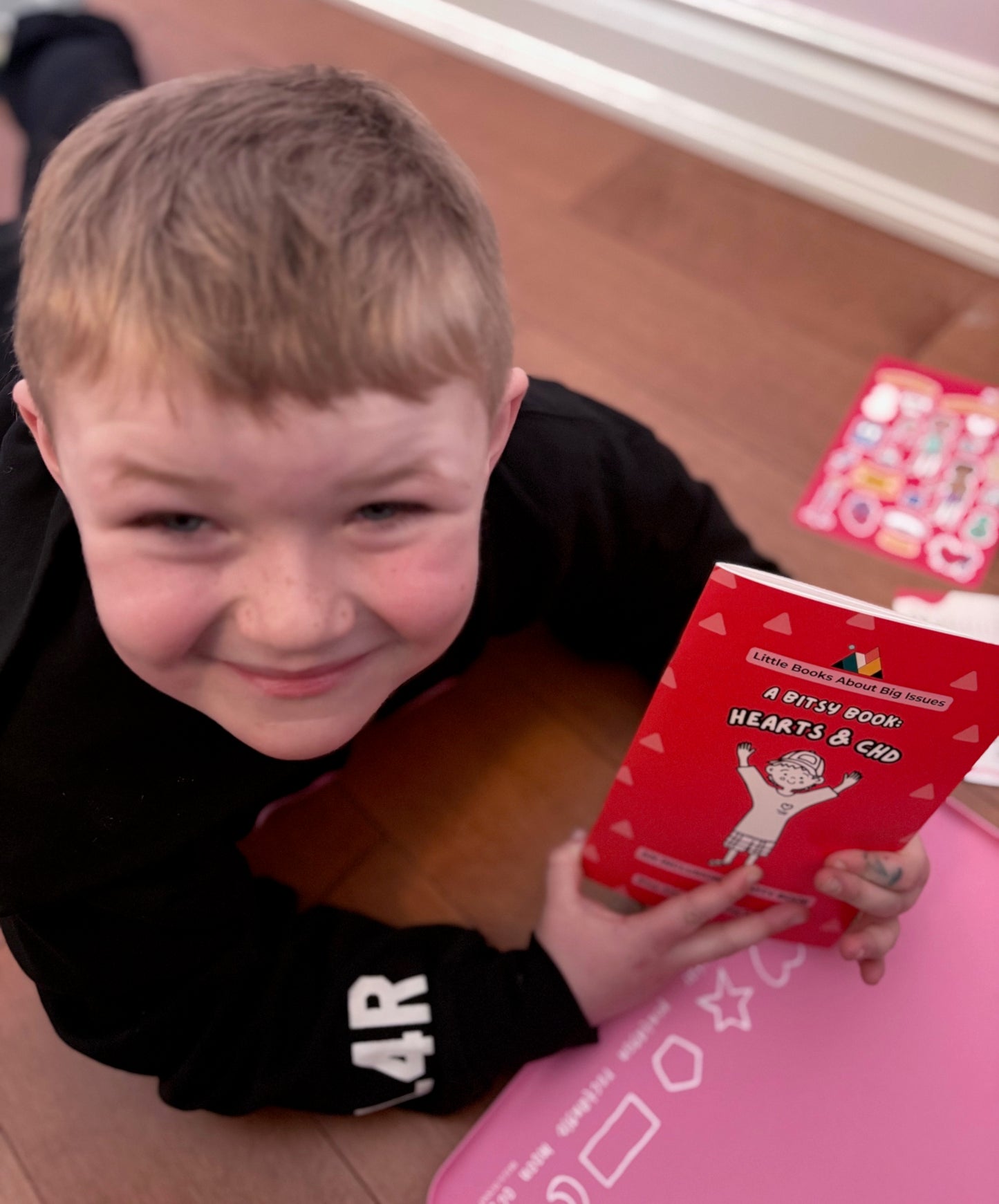 A Bitsy Book: Hearts & Cardiology Stickers + Colouring Activity Set