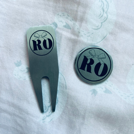 Reesie Golf Set | Divot Tool + Ball Marker