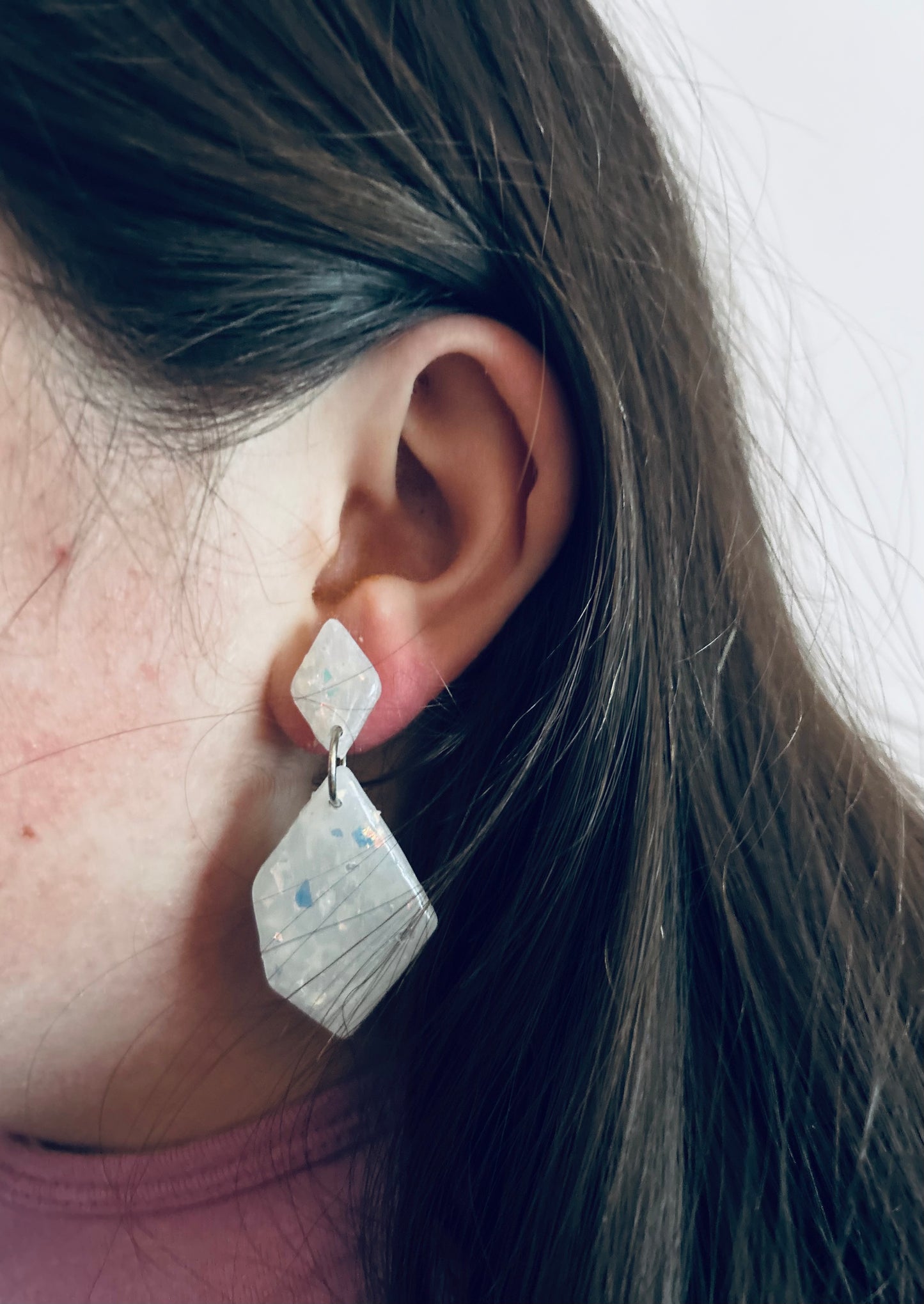 Reesie Earrings | Iridescent Chandelier
