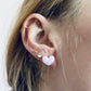 Reesie Earrings | Heart Studs | Set of 3